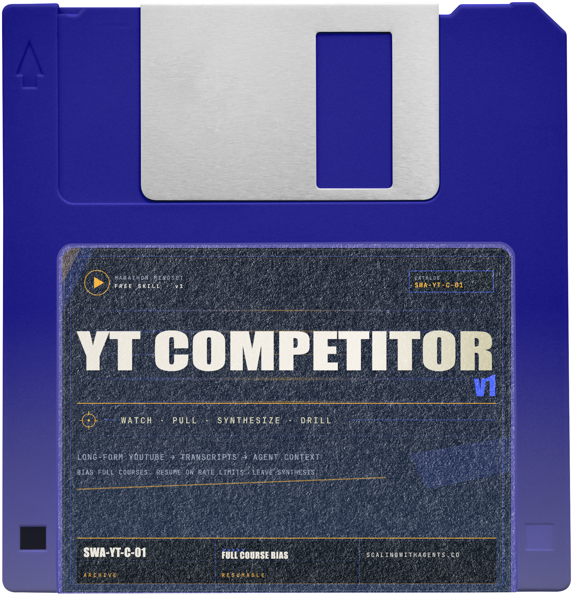 YT Competitor v1 floppy disk skill asset